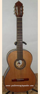 Guitarra fina de Paloescrito con pinabete modelo MDPE de Paracho Vista 6